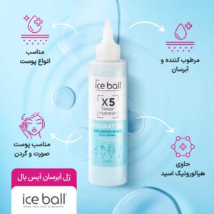 ژل آبرسان هیالورونیک آیس بال 212 میلی لیتر - Image 2
