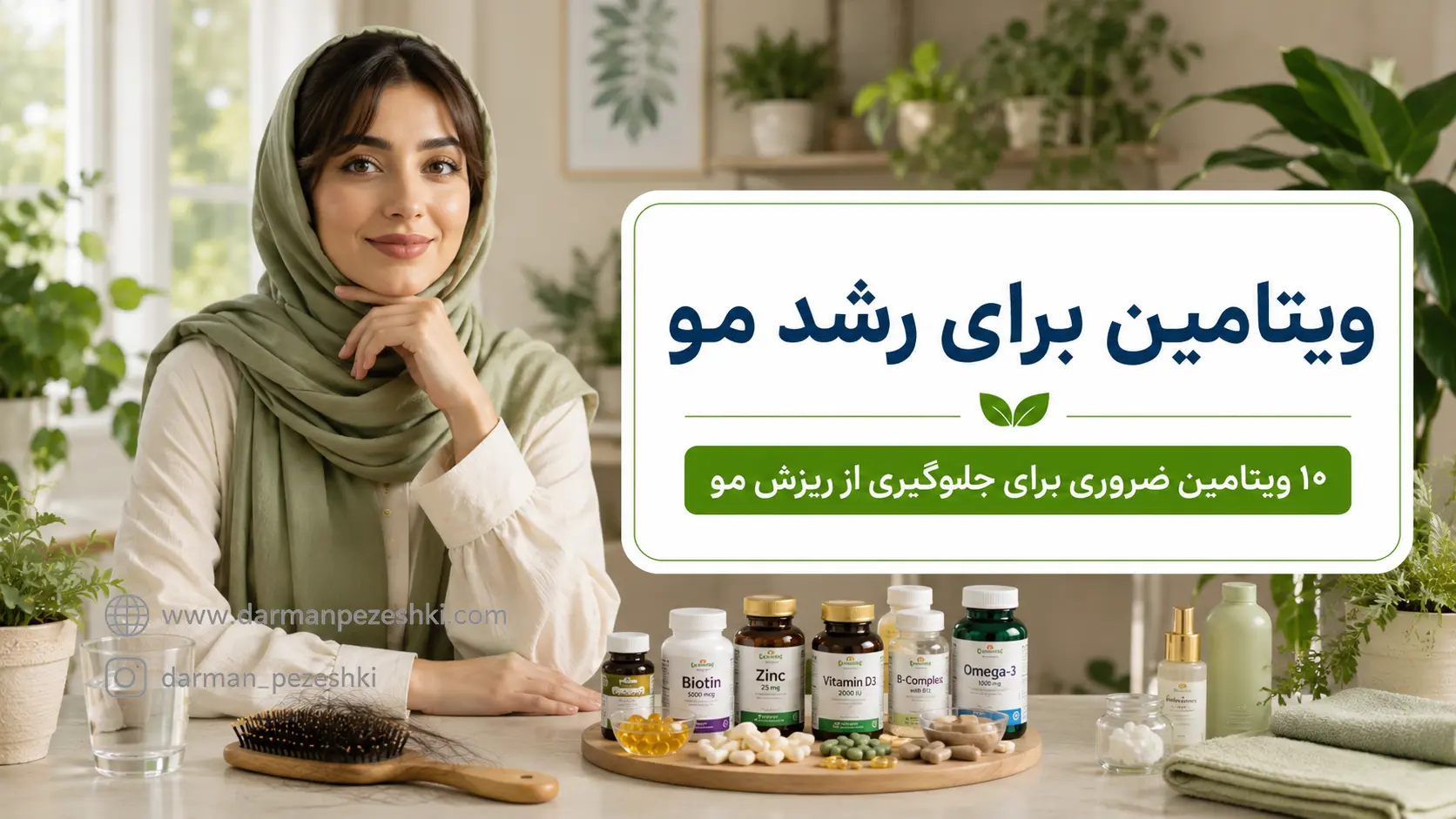 ویتامین برای رشد مو
